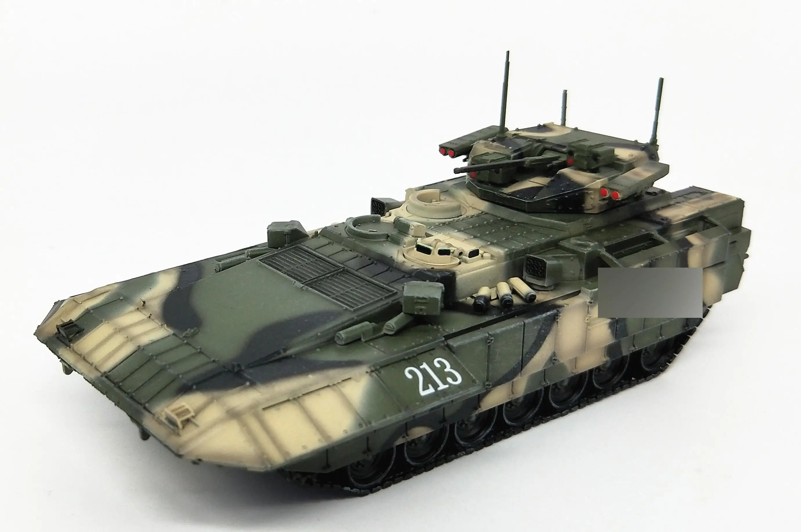 Русская T-15 Armata Parade Deco number случайный 1/72 Готовая модель танка