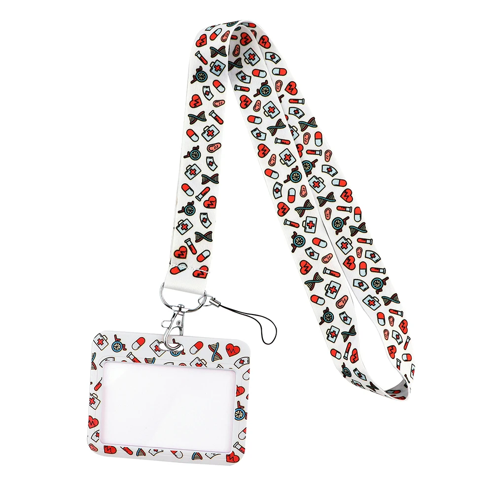 Wholesale Sakura Daisy Yoga Lanyard – Stylish Neck Strap & ID Badge Holder Accessories