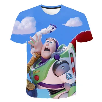 

2020 Baby Clothes 3D Cartoon Toy Story 4 Children's T-shirt Summer Kids Fashion Boys And Girls Fun Short Sleeved Tops