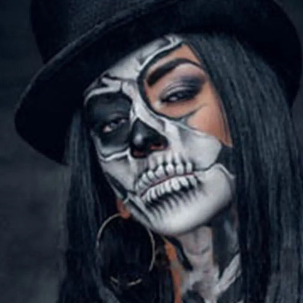Creative Tattoo Sticker Customized Face Environmental Water Transfer Party Halloween Sticker Decorative Tattoo Sticker