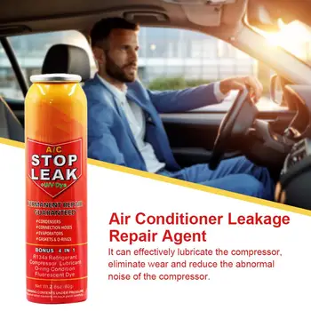 

Air Conditioner Plugging Agent Stop Leak PAG Oil For Air Conditioning System Fluorescent Leak Detection R134A Refrigerant Oil