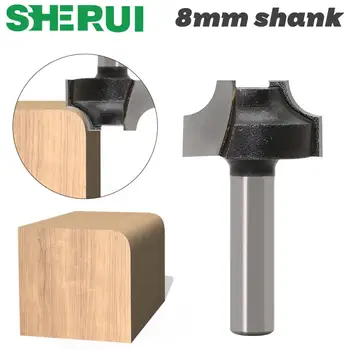 

1pcs 8mm Shank wood router bit Straight end mill trimmer cleaning flush trim corner round cove box bits tools Milling Cutter