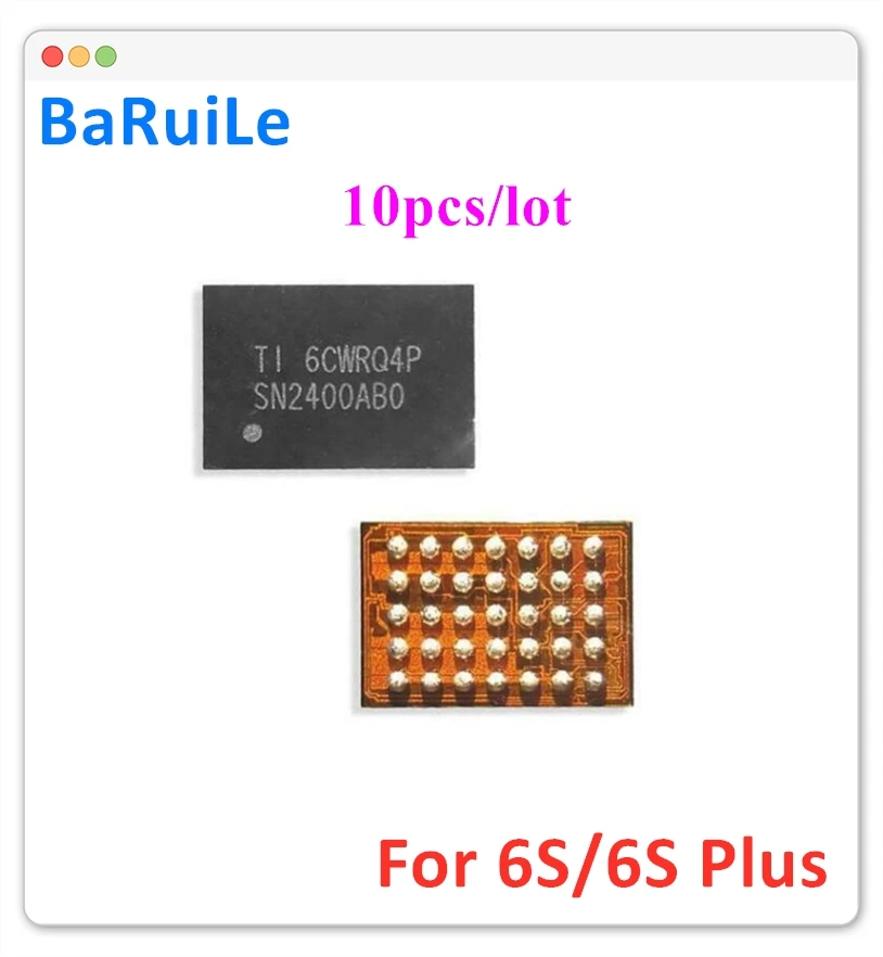 BaRuiLe 10 шт. U2300 SN2400AB0 Tigris Зарядка Замена IC для iPhone 6S и 6S плюс 35 контактов Чип зарядного устройства