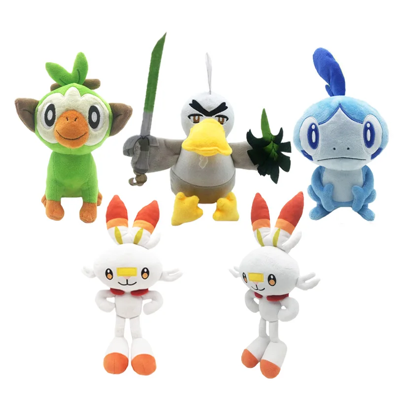 

Sword & Shield Plush Doll Scorbunny Azul Grookey Cute Plush Toy Japan Anime Plush Doll For Children Baby Birthday Party