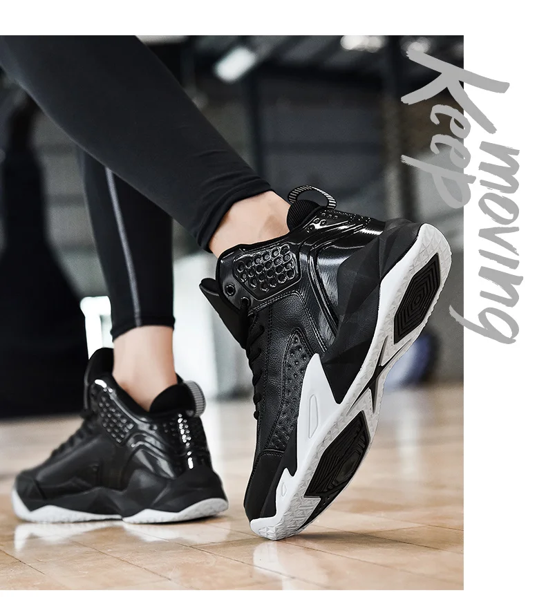 Мужские профессиональные баскетбольные кроссовки с высоким берцем, мужские амортизирующие кроссовки для баскетбола, кроссовки, противоскользящие дышащие уличные спортивные кроссовки, большой размер 48