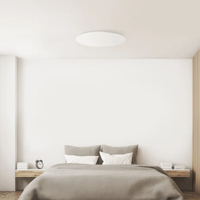 Yee светильник JIAOYUE 480 потолочный светильник Smart APP/WiFi/Bluetooth светодиодный потолочный светильник 200-240 в пульт дистанционного управления для ванной комнаты - Цвет: White lampshade