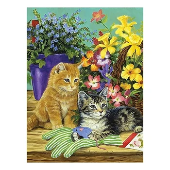 

DIY 5D Diamond Painting Kits, Full Drill Crystal Embroidery Arts Craft Canvas with Painting By Number Kits for Beginners