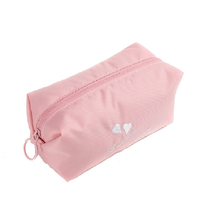 pink travel makeup bag