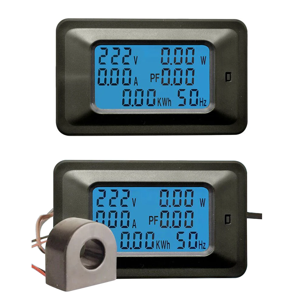 20A/100A AC Pannello ЖК-цифровой Misuratore di Potenza ватт кВтч монитор di Tensione Вольтметр Амперметр тестер инструменты