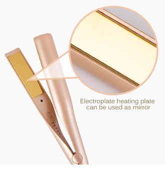 

Straight hair clip Hair Straightener Curler 2-in-1 110-240V Hair Iron Straightener Curler With Ceramic Plate Flat Irons