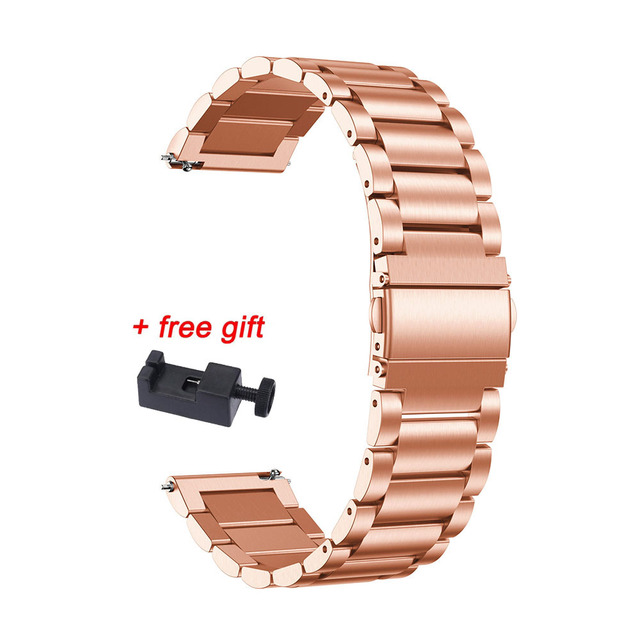 Steel Strap For Samsung Galaxy Watch 4 classic 42mm/Active 2 44mm 40mm/Watch3 45mm 41mm Metal Band Watchband Bracelet