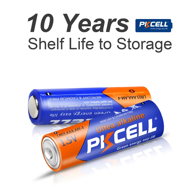 PKCELL AAA Battery LR03 1.5V Alkaline Battery 3A AM4 E92 AM4 AAA Single Use Batteries For Remote Control Toy Flashlight 60PCS alkaline battery,disposable battery