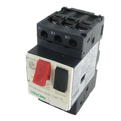

3P Motor Starter Circuit Breaker Protector MPCB 0.63-1A 690V 6KV