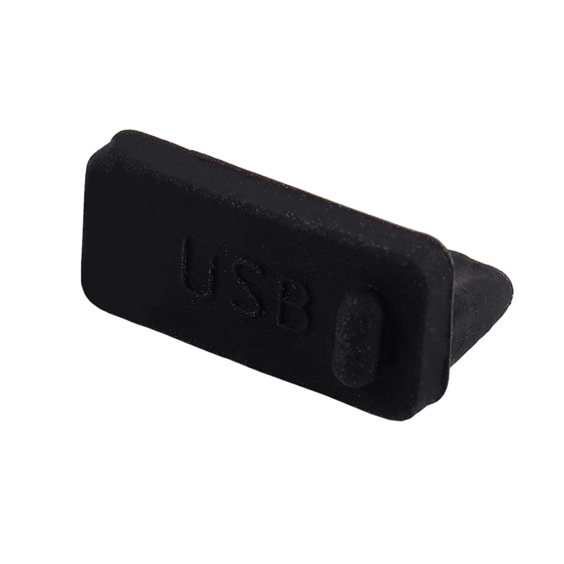 Практичный бутик USB разъем пылеотталкивающий разъем крышка гнездовой разъем 10 штук черный прозрачный