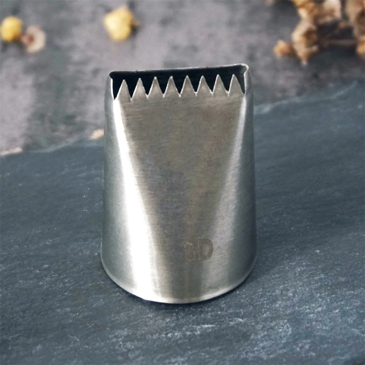 

#3D Icing Piping Nozzle High Quality Seamless Icing Tube Cake Decorating Pastry Tip Tool Basketweave Nozzles Large Size 8 Teeth
