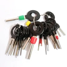 26Pcs Car Terminal Removal Electrical Wiring Crimp Connector Pin Extractor Kit Automobiles Terminal Repair Hand Tools