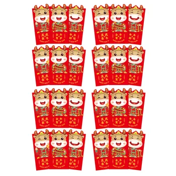

36Pcs Festival Red Envelope Chinese Red Envelope Luck Money Packet for Party New Year Kids