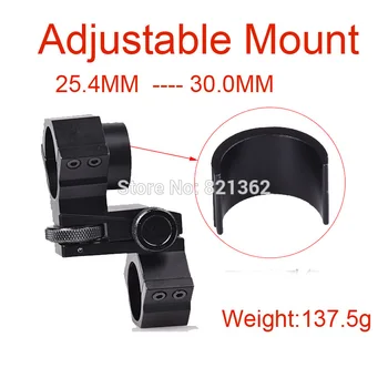

30mm Adjustable 25.4mm Tactical Mount ND3 Laser Genetics Mount Two Weaver Rilfe Scope Sight Mount Flashlight Mount