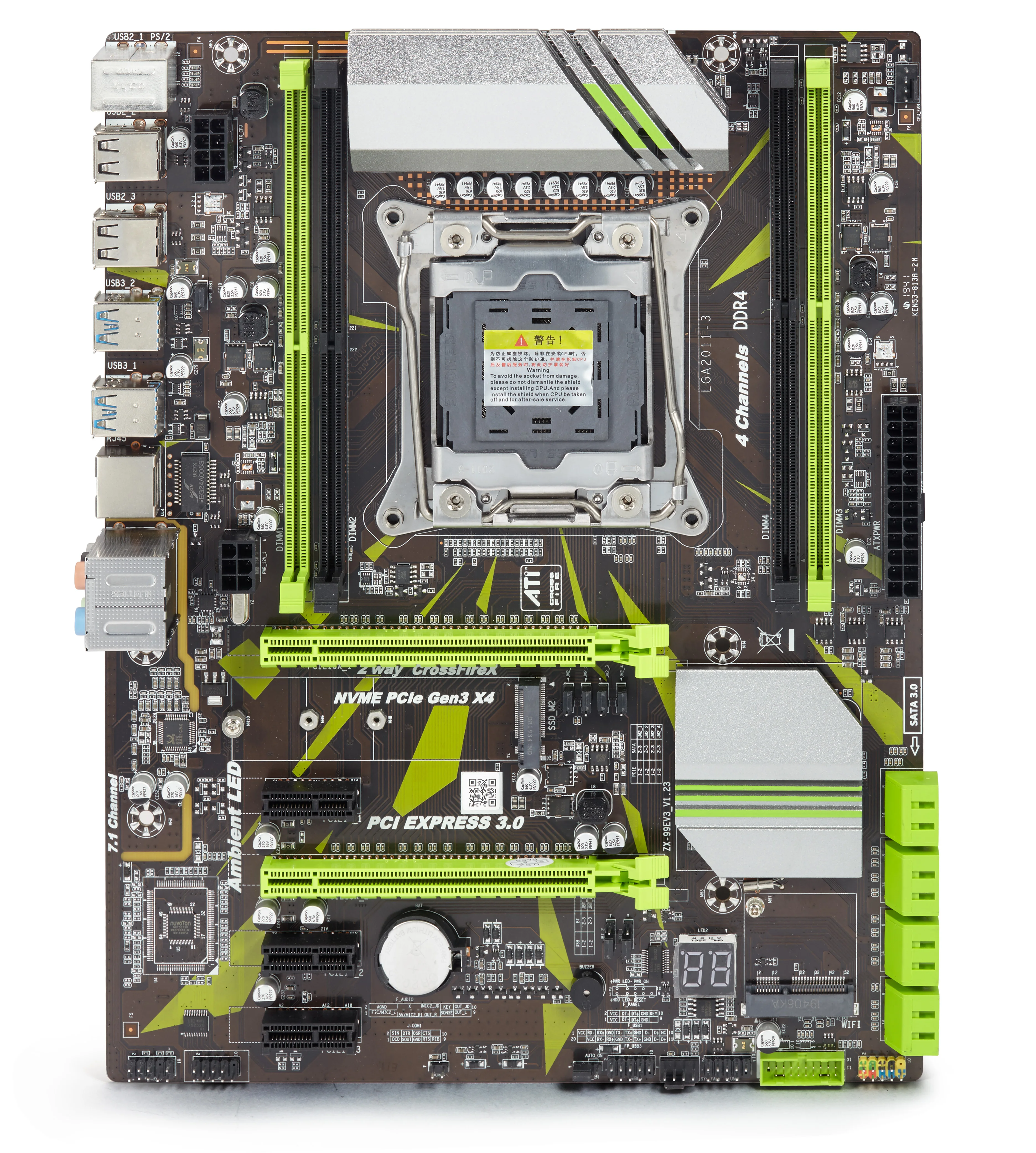 Atermiter X99 LGA2011-V3 LGA 2011 Профессиональный 4 канальный DDR4 настольного компьютера материнская плата X 99 LGA2011-3 e5 2678 v3 huanan