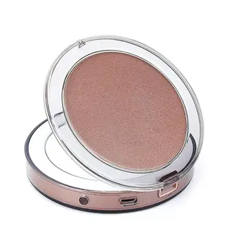 

LED Lighted Makeup Mirror 1/3X Magnification Rechargeable Cosmetic Mirrors E65F