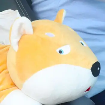 

Creative Car Armrest Box Cartoon for Tissue Box Multifunctional Cute for Husky Brown Bear Car for Tissue Cover