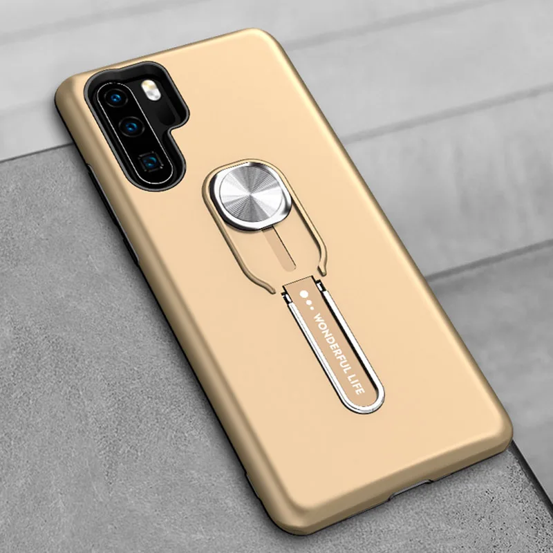 Gold Автомобильный Магнитный чехол-держатель для huawei P30 Pro Lite Honor 9Lite 8X Nova5 Mate20Lite Y5 Y6 Y7 Y9 Prime P Smart Z с функцией подставки - Цвет: Gold