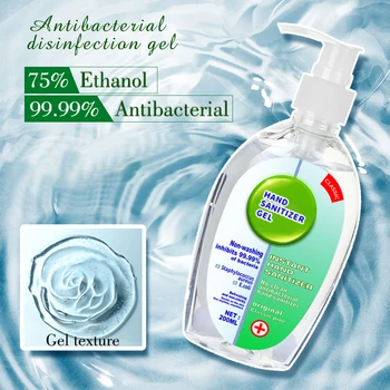 

200ml Instant Disposable Hand Sanitizer Travel Portable Anti-Bacteria Disinfection Gel Quick-Dry Waterless Moisturizing Liquid