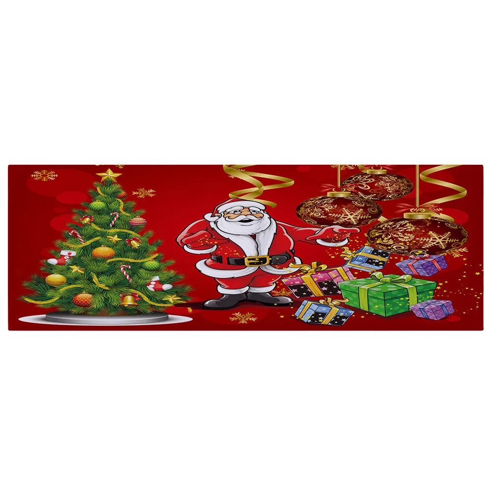 Merry Christmas Welcome Doormats Indoor Home Carpets Decor 40x120CM Kitchen Mat Bath Carpet Long Bedroom Living Room Floor Mat - Цвет: L