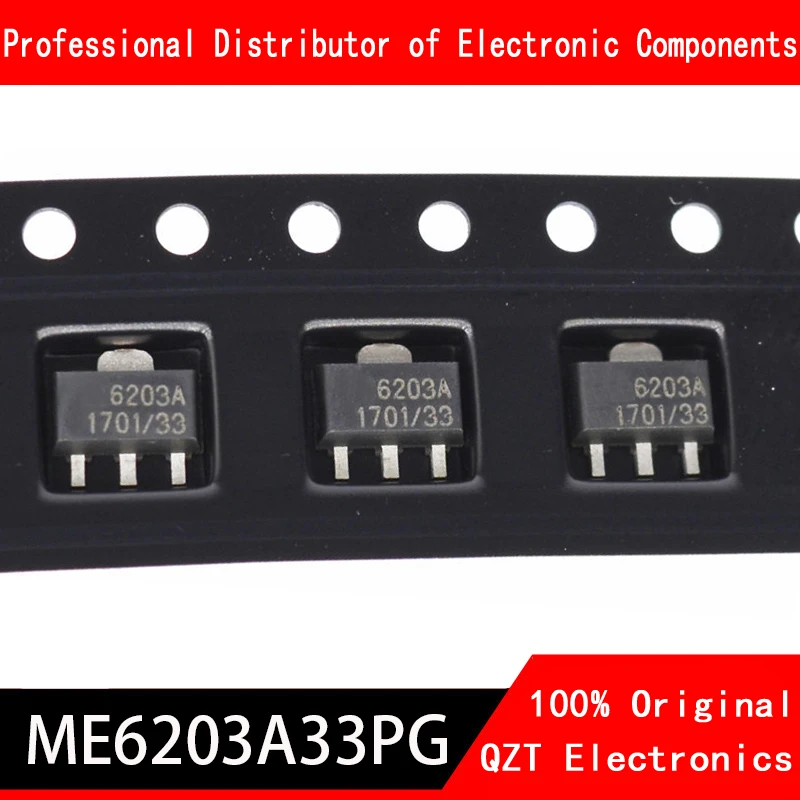 ME6203A33PG SMD SOT89 6203A-3.3V High voltage resistant low power consumption LDO