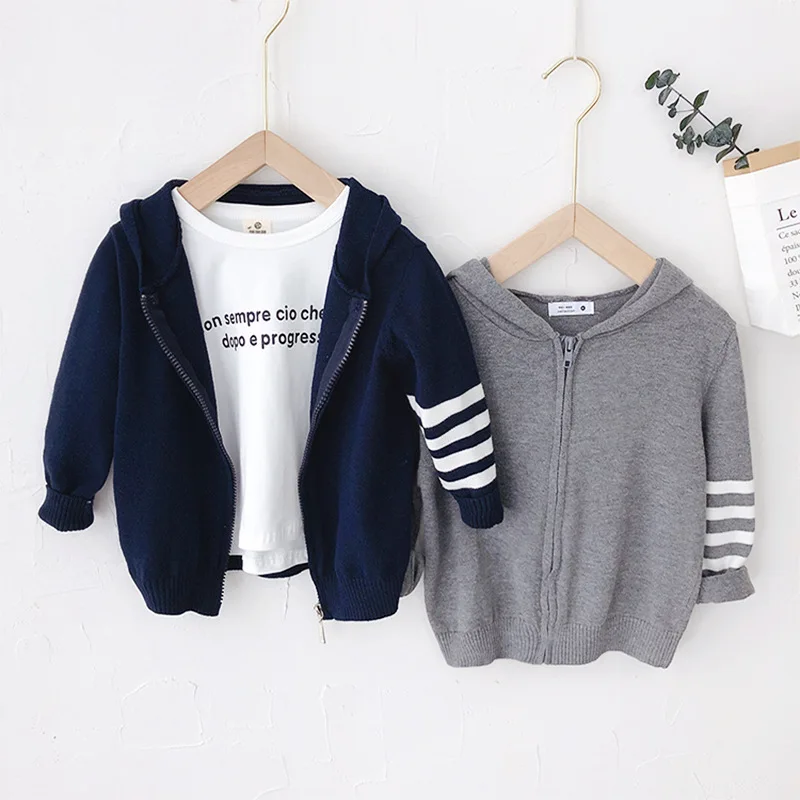 

Sea Mom's Pure Cotton CHILDREN'S Cardigan CHILDREN'S Jacket Thin 2019 New Style BOY'S Knitted B Class Spring General