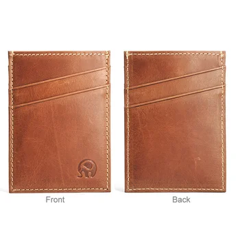 

2019 Newest Slim Leather Visiting Cards Men Wallet Business Card Holder Bank Cardholder Genuine Leather Bus Card Holder