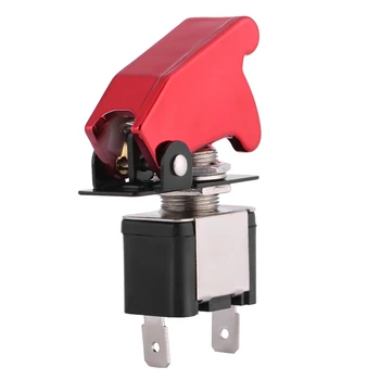 

Rocker Switch LED Automobile Modification Push Button Protection Cover 12V 20A For Racing Car Light Toggle Control ON-OFF