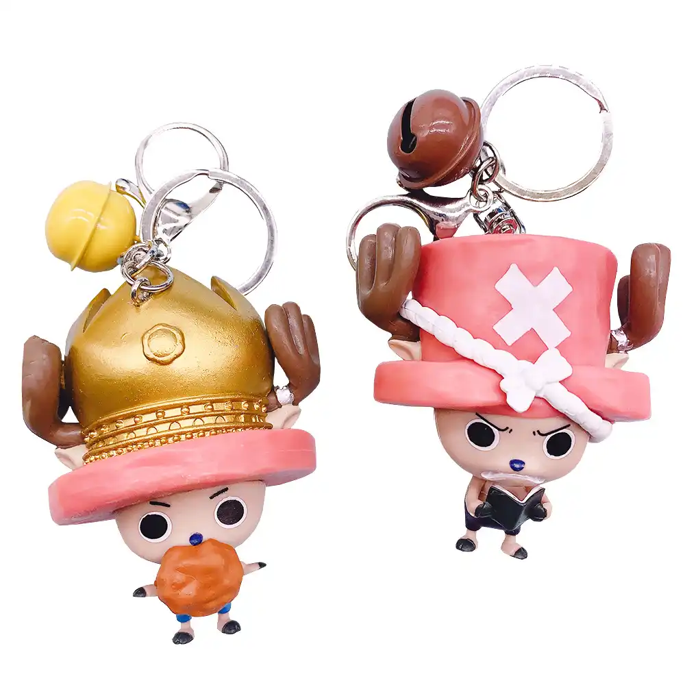 アニメワンピースキーチェーン漫画ワンピースチョッパーガレージキットの男性と女性のカップルの通学ペンダントキーホルダーセット5 キーホルダー Aliexpress