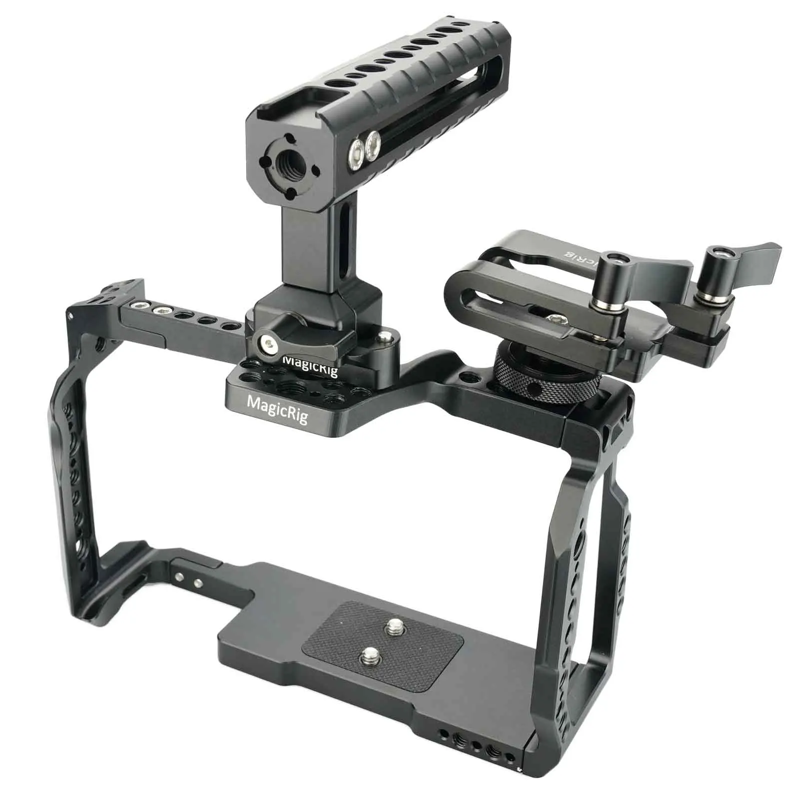Комплект клетки MAGICRIG BMPCC 6K Pro для карманной кинокамеры Blackmagic Design с ручкой NATO и НАТО