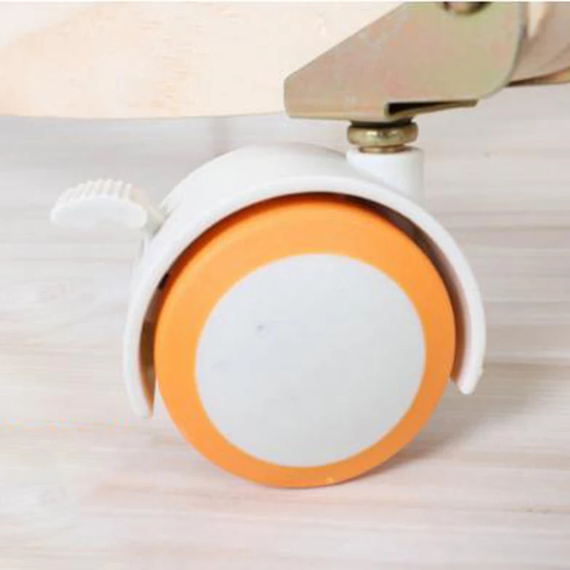 Universal Crib Swivel Casters Clamp With Brake Wheels Furniture