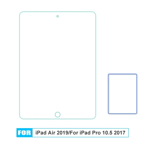 Air 2019 or 10.5 Закаленное стекло Nillkin H+ для iPad Air /Pro 10,5 /Mini /Mini 4/9. 7/Pro 11/Pro 12,9() Защитная пленка для экрана 9H - Цвет: Air 2019 or 10.5