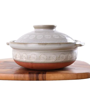 

Resistance Mouth Soil Hot Pot into Cooking ri gu 6-Flowered for Pot Sand Million No. Ceramics M Capitalists Pot