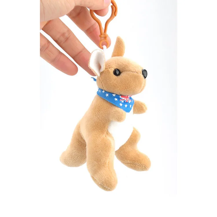 12 см Австралийский плюшевый кенгуру игрушки мягкие животные куклы маленькая Подвеска Брелки Подарки на день рождения подарок на день детей