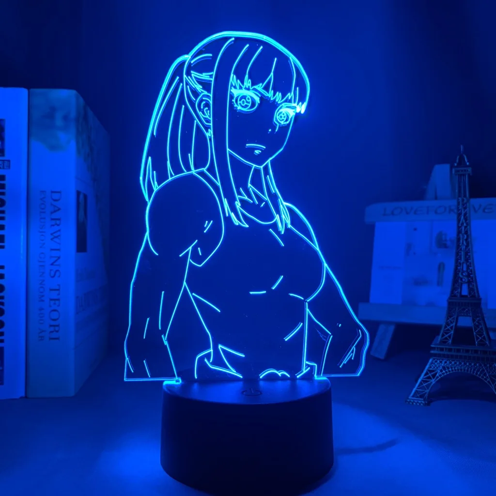 

Acrylic Led Night Light Lamp Anime Fire Force for Bedroom Deco Light Manga Birthday Gift Fire Force Anime 3d Light Maki Oze