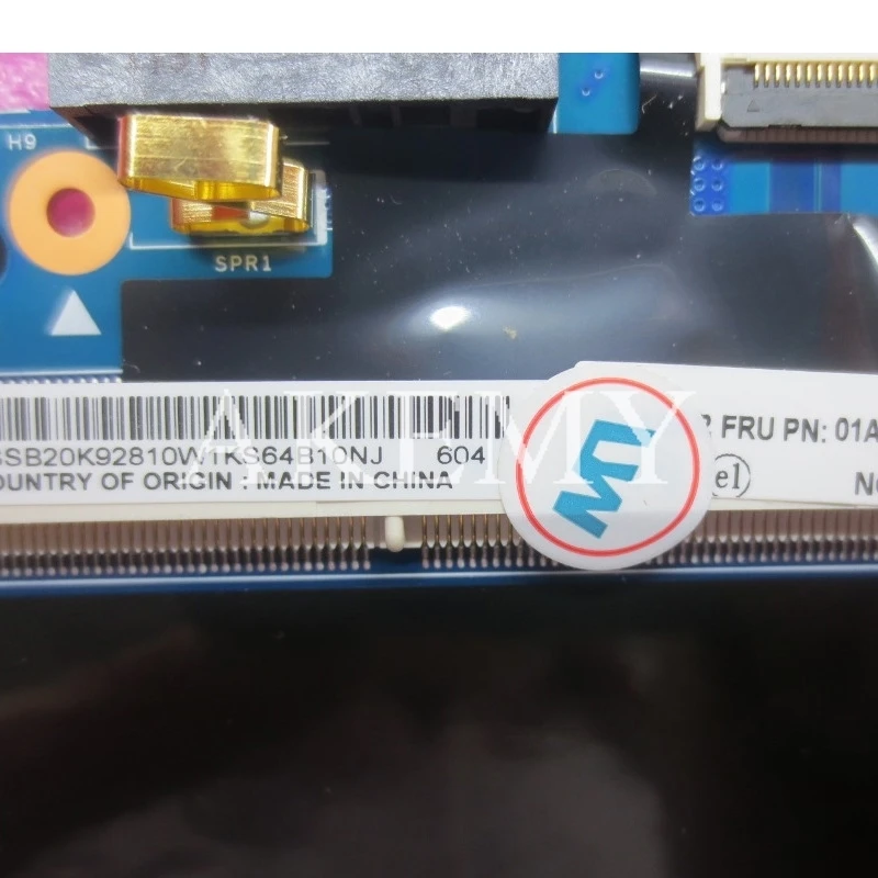 Akemy для Lenovo ThinkPad T560 W560S P50S материнская плата ноутбука FRU: 01AY303 с 2 ГБ GPU i5