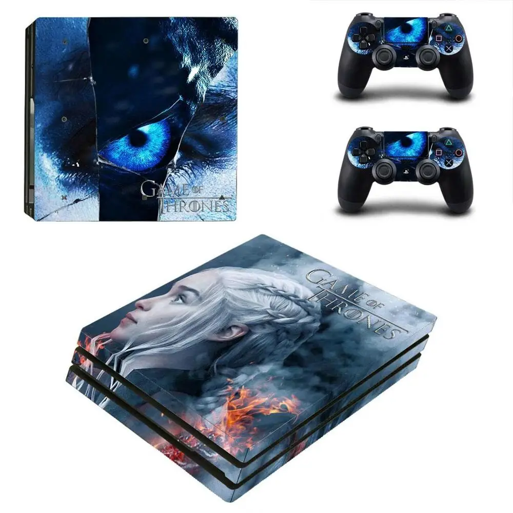 YSP4P-3418 Наклейки Игра престолов PS 4 Play станция 4 Pro Skin PS4 Pro Sitcker Pegatinas для playstation 4 Pro консоль и контроллер - Цвет: YSP4P-3418