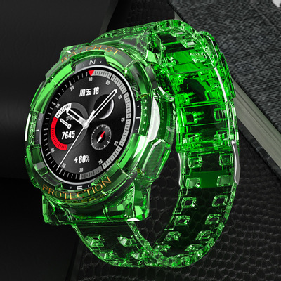 For Huawei GT2 E GT 2E Magi2 42MM 46MM Colorful Transparent Silicone Wristband For Huawei GT2E Magi 2 Watch Band Bracelet