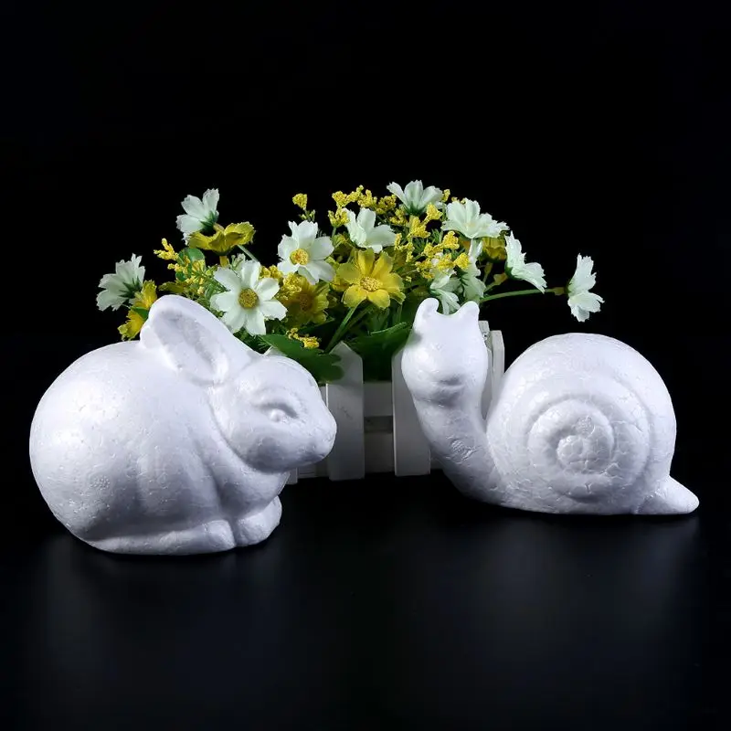 Моделирующие шарики в форме животных из белого пенополистирола ремесла для