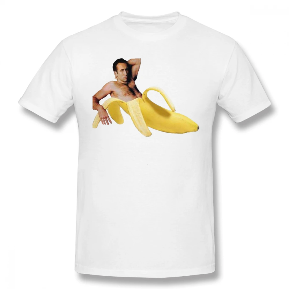 White One yona Mlg футболка Николя клетка в банане Оригинальная желтая футболка Летняя футболка забавная графическая 5x100 хлопок мужская забавная футболка - Цвет: White
