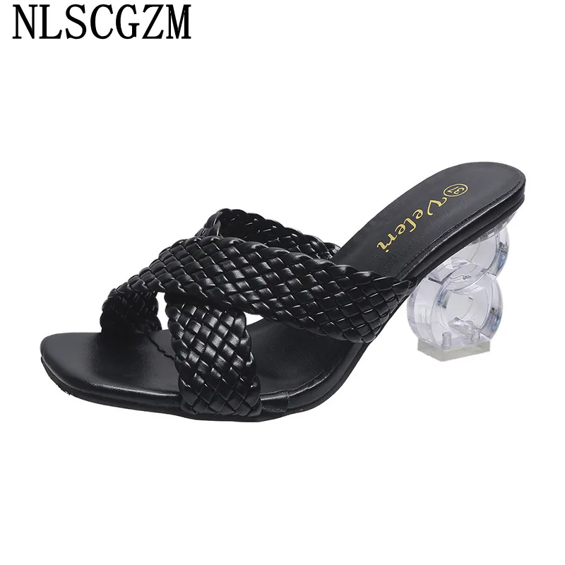 

High Heels Slippers for Women Ladies Designer Slides Woman Slippers Casuales Pumps Women Shoes Summer Shoes Women женская обувь