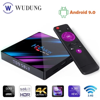 

Wholesale 10PCS Android 9.0 Smart TV Box H96 Max 4K USB3.0 H.265 Google Play IP TV Set Top Box 2.4G&5G Wifi BT4.0 Media Player