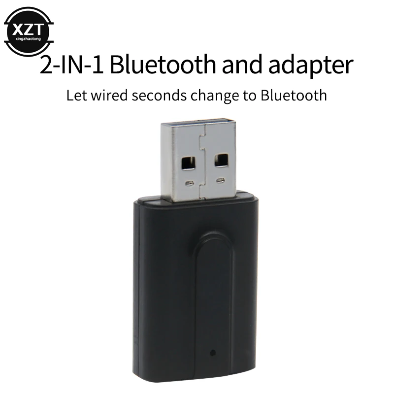 5,0 Bluetooth передатчик приемник ТВ 2 в 1 3,5 мм AUX HIFI стерео аудио USB беспроводной мини-адаптер для колонок автомобиля ПК