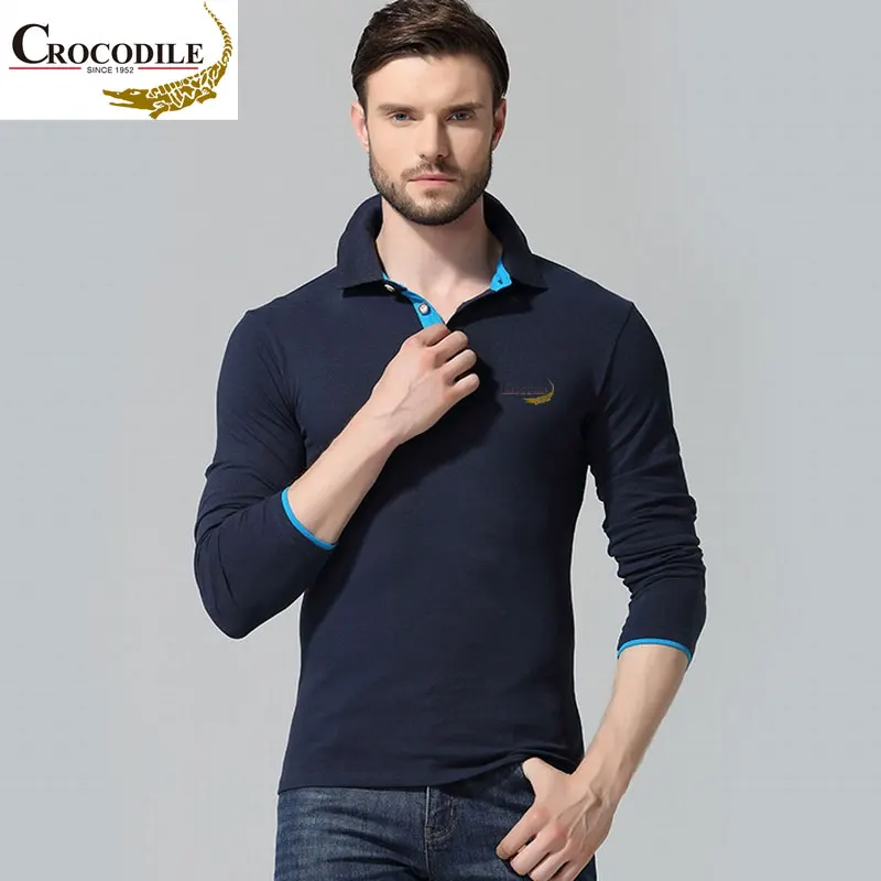 

CROCODILE brand new Tops&Tees Men's Polo shirts Business men brands Polo Shirts mens gym polo shirt Men's Brand Polo Shirt Men