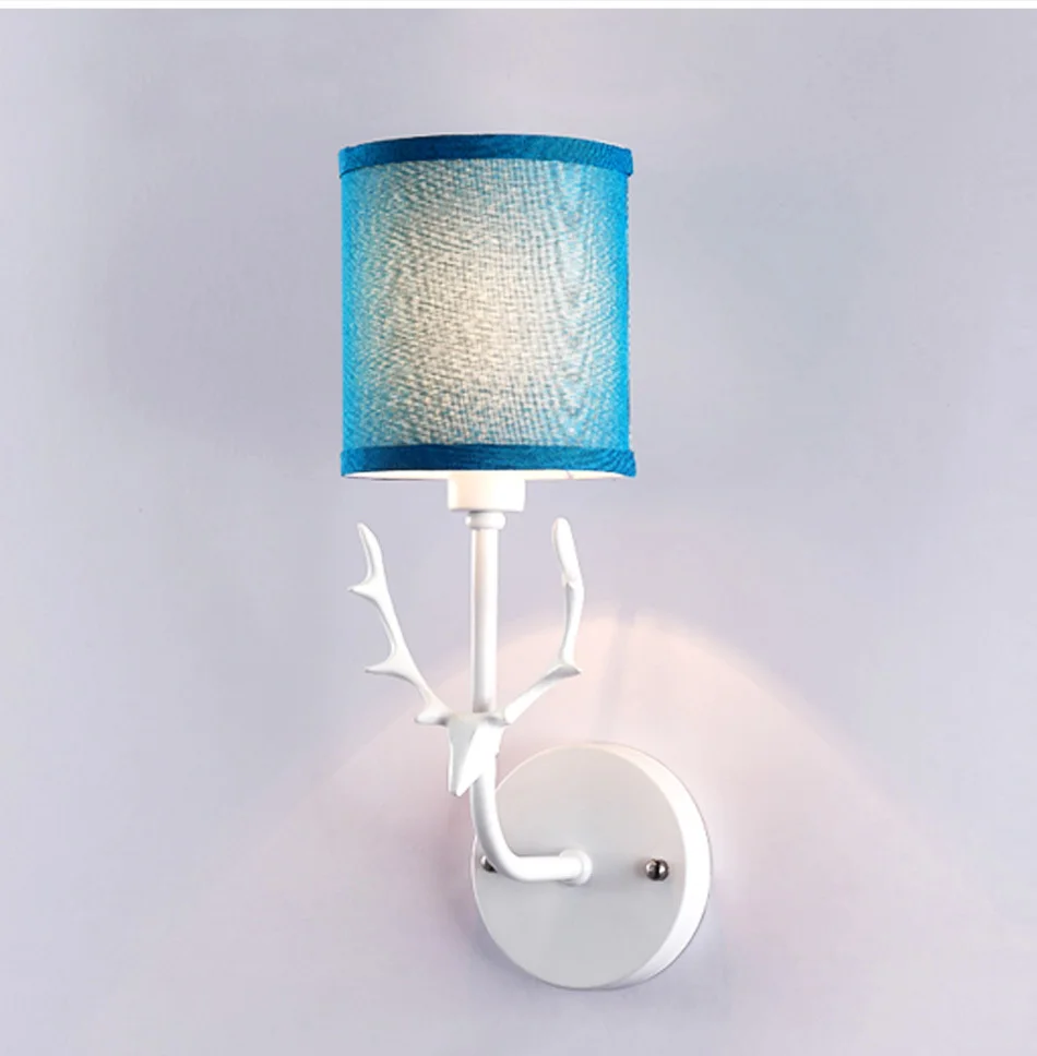 White Black Bedside Wall Lamps For Bedroom Stair Home Night Lighting LED E27 Modern Sconces Wall Lamp Indoor Lights Fixtures  (12)