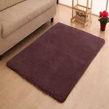 Простой современный стиль, плотные оконные татами, однотонные коврики для гостиной, пушистые коврики, ворсистый ковер, коврик для спальни, прикроватное одеяло